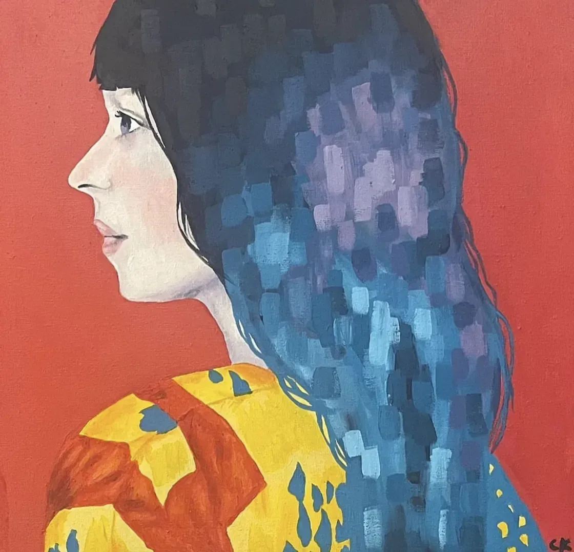 Bright Reflection by Chelsea Klukas, acrylic on canvas, 20x20 inches