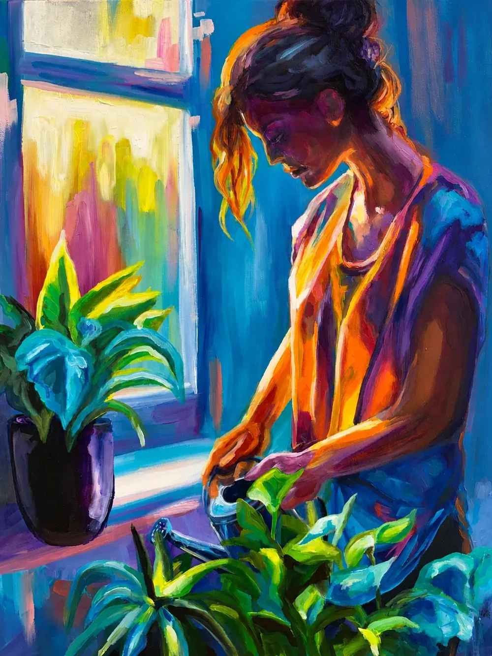 Untended Ritual V by Chelsea Klukas, oil on canvas, 18 × 24 in