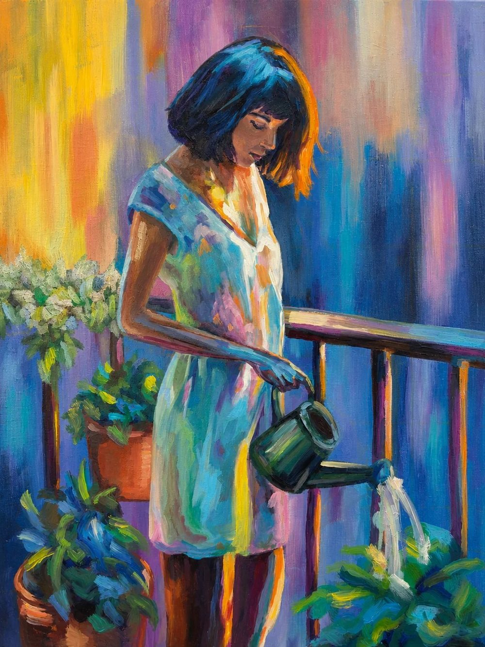 Untended Ritual VI by Chelsea Klukas, oil on canvas
