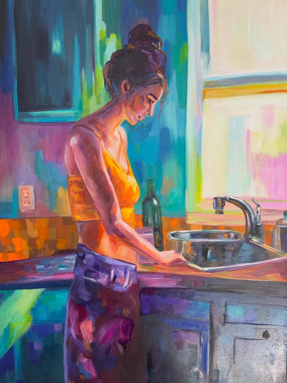 Untended Ritual II by Chelsea Klukas, oil on canvas